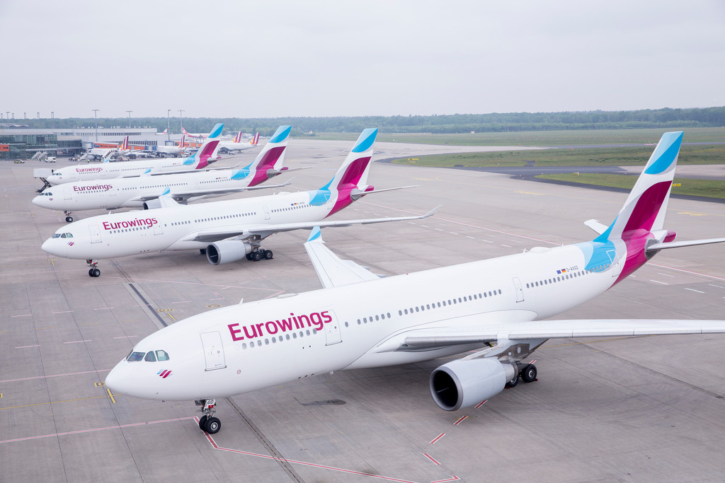 Eurowings расширяет летом европейские авиарейсы